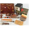 Image 4 : Old Wood Tacklebox with Assorted Tackle