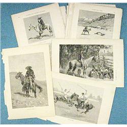 Remington, Frederick original prints, 1890 & 1892