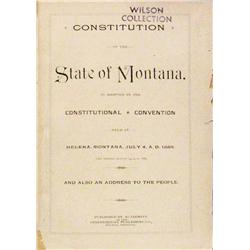 (the original) Constitution of the State of Montana…..