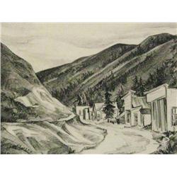 Wolle, Muriel Sibell, Saltese, Montana, 9 “ x 12”,