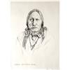 Image 1 : Kleiber, Hans, etching, Chief Sitting Bull, 9 ½” x 7 ¼”, signed LR.