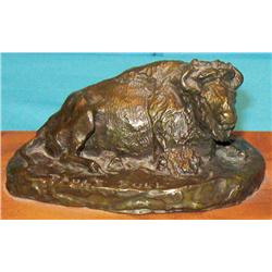 Scriver, Bob, bronze sculpture, Paul’s Bull,  2 ½” x 5”, #182/1000