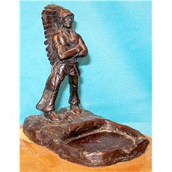 Heikka, Earl (1910-1941), Indian Brave, #3/30 Avnet Shaw foundry, signed E. E. H.