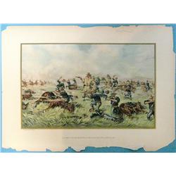 U.S. Army - Custer Massacre at Big Horn, Montana-June 25,1876,
