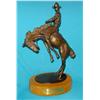 Image 1 : Ralston, J. K. bronze, Topping the Broomtail #20/100, 13 ½” h.