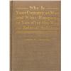 Image 1 : Lindbergh, Charles A., Why is Your Country at War