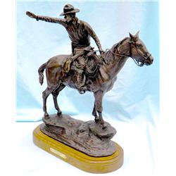 Heikka, Earl, bronze, Bear Tracks, #21/53, 19” h x 20” w;