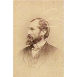 Original cabinet card photograph of Wilbur Fisk Sanders (1834-1905),