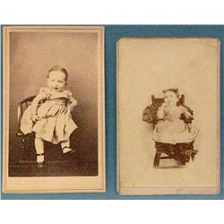 2 CDV’s of cattle rancher Conrad Kohrs’ two daughters Anna & Katie,