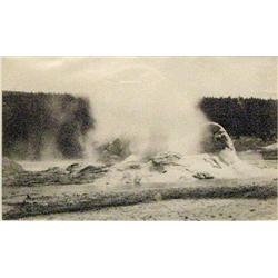 Haynes, F. J. (1853-1921), framed photograph, Grotto Geyser,