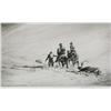 Image 1 : West, Levon (1900-1968), etching, Elk Hunters, signed LR, 11 ¾” x 17 ¾”.