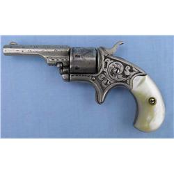 Engraved Colt Open Top Spur trigger revolver, .22 cal.,