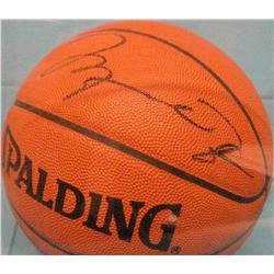 Michael Jordan signed leather Spalding basketball, fine cond.