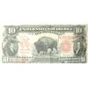 Image 1 : Ten Dollar BISON NOTE 1901 series with Lewis and Clark portraits.