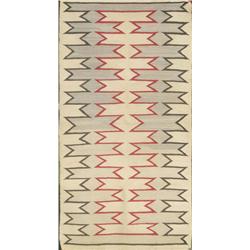 Navajo rug, Western reservation, 30” x 61”,  ca. 1940’s.