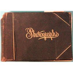 Photograph album w/21 albumin mounted photos from Canyon Ferry area,