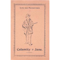 Life and Adventures of Calamity Jane, by herself, 7 pp. and