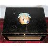 Image 1 : Garryowen hand painted box with hand painted insignia of the Seventh Cavalry.