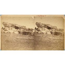 Stereo card, Huffman, L. A. (attributed), on reverse is written