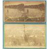 Image 1 : 2 Stereo cards, Calfee, H. P. and Nelson Catlin, label on reverse reads: