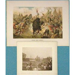 Sioux War Dance, chromolithograph, 1890 ca., 7” x 10”