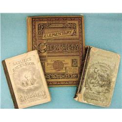 Three 19th century children’s school books: