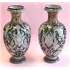 Image 1 : A PAIR OF MARTIN BROTHERS Stoneware Round ...