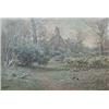 Image 1 : J McIntyre Oil on Board depicting perched ...