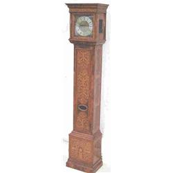 A GOOD QUALITY 20th BURR WALNUT 8 DAY STRI...