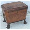 Image 1 : A REGENCY MAHOGANY SARCOPHAGUS SHAPED CELL...