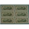 Image 2 : 6 Consec Number 2003 A $2 Bills G Mint Notes Chicago CU