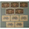 Image 2 : 2 Sets of Old German Papper Money 50 PFennig 1921 UNC