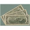 Image 2 : (3) CU Consec # 2003 $2 Bills Notes I Mint Minneapolis