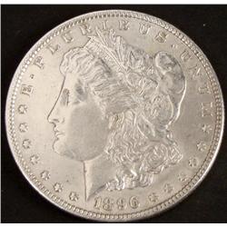 1896 Morgan Silver Dollar Toned Reverse