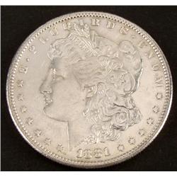 1881-S Very High Grade Morgan Silver Dollar