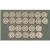 Image 1 : 24 UNC 1964 + 1964-D Washington Silver Quarters