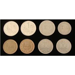 1 Lot of 8 Chinese & Communist China Coins