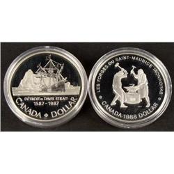 Canada 1988 Frosted Proof Dollar Iron Works
