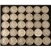 Image 1 : 30 Diff Date Roosevelt Silver Dimes 1946-64 -Nice Set