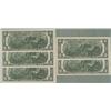 Image 2 : 5 Crisp UNC Sequential 1976 $2 Bills A Mint Boston