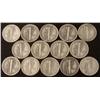 Image 2 : 14 Mixed Date Mercury Silver Dimes -Some Mint Marks
