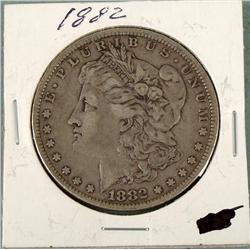 1882 Morgan Silver Dollar