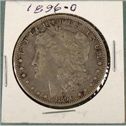 1896-O Morgan Silver Dollar