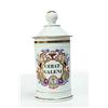 Image 2 : PAIR OF COLLIN PORCELAIN APOTHECARY JARS.