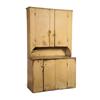 Image 1 : COUNTRY STEP-BACK CUPBOARD.