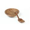 Image 1 : BURL BOWL AND PADDLE.