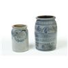 Image 1 : TWO STONEWARE CROCKS.