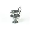 Image 5 : PEWTER CREAMER AND SUGAR.