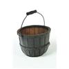 Image 2 : TWO PAINTED BASKETS AND ONE PAINTED BUCKET.
