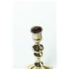 Image 3 : THREE BRASS CANDLESTICKS.
